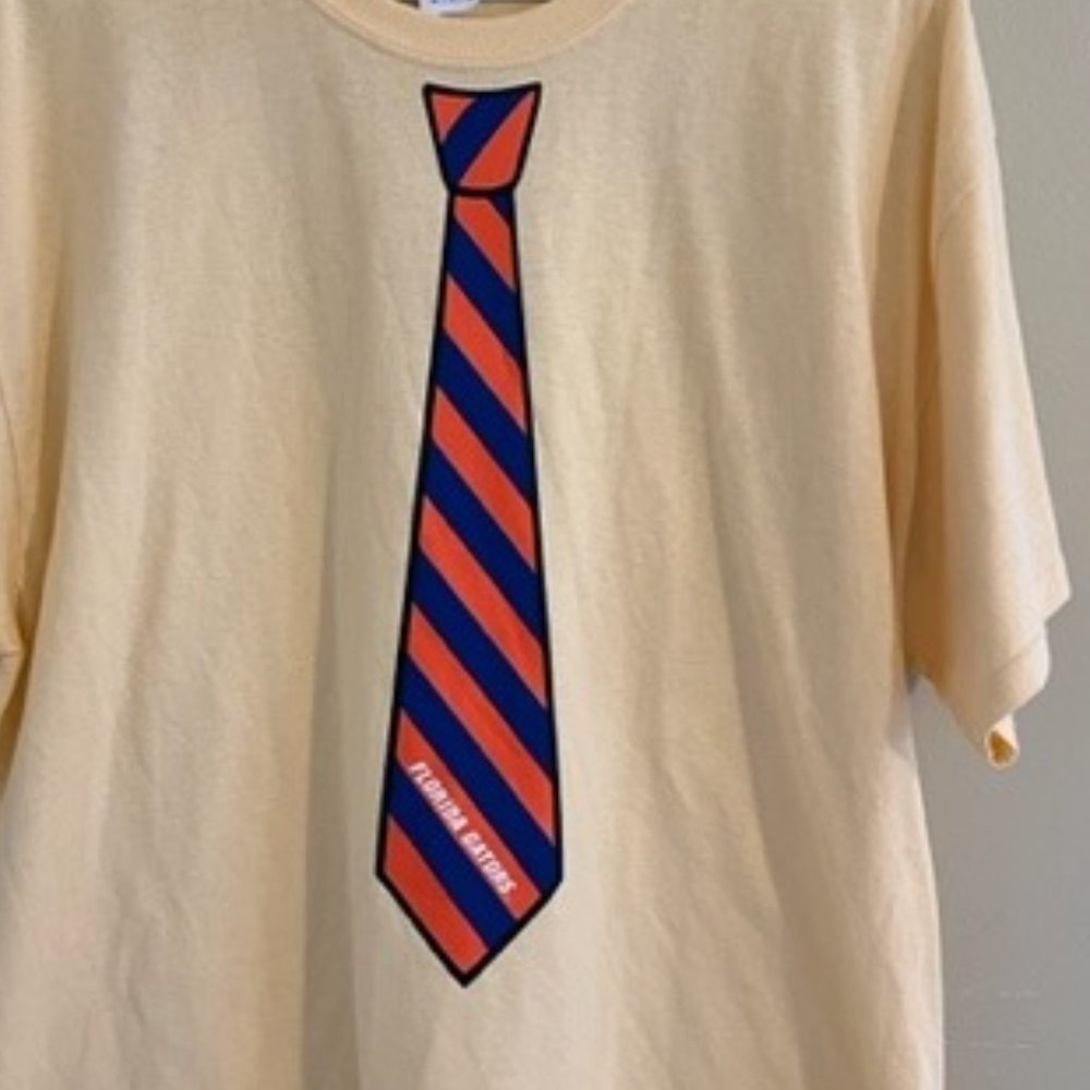 FLORIDA GATORS Necktie Shirt - XL